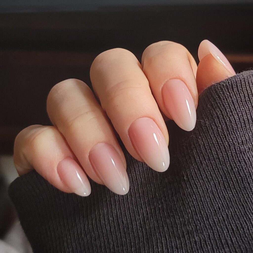 French Ombre, a type of French Tips Nails